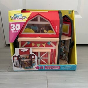 KidKraft Tote-ables'™ Portable Barn Dollhouse